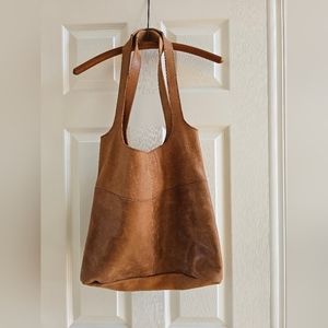RAVEN + LILY large leather tote market shoulder bag Joanna Gaines favorite purse